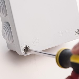 Famatel - Caja estanca IP55,Tapa con tornillos