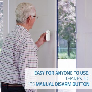 Nivian Alarma de Puerta Inteligente WiFi, Sensor Magnético para Puertas