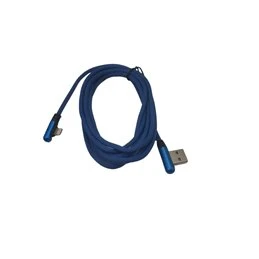 Cable USB-A a conector Lightning acodado 2 metros