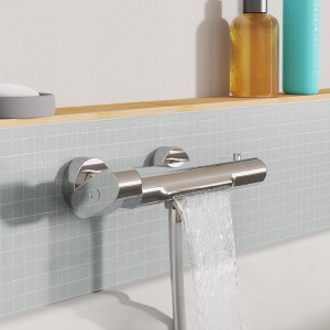 EISL CARNEO grifo mezclador para bañera, grifo mezclador con mando termostático