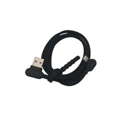 Cable USB acodado a Lightning acodado