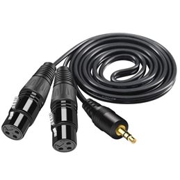 Cable XLR 3,5mm estéreo Jack macho hembra a Dual