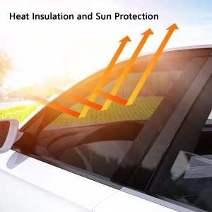 4 Parasol Coche Bebé con Protección Solar UV para Niños y Mascotas