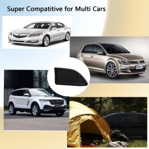 4 Parasol Coche Bebé con Protección Solar UV para Niños y Mascotas