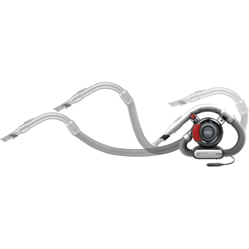 Black+Decker Aspiradora de Mano sin Bolsa para Coche Dustbuster con Manguera Flexi