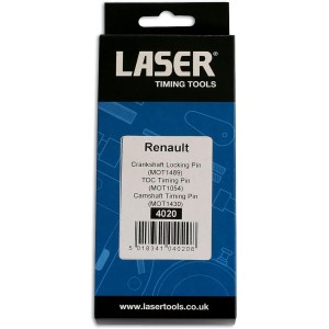 LASER TOOLS 4020 Herramienta de montaje correa distribución negro/plata