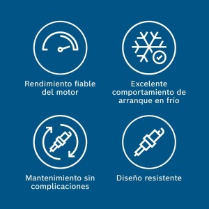 Bosch Super 4 0242232802 (N50) - Juego de 4 Bujías de Encendido