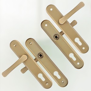 KOTARBAU® Juego de manillas para Puerta, Manilla de Cilindro de Perfil, 90 mm