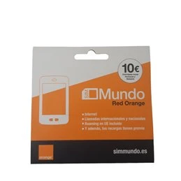 Tarjeta Prepago Orange Mundo 10€