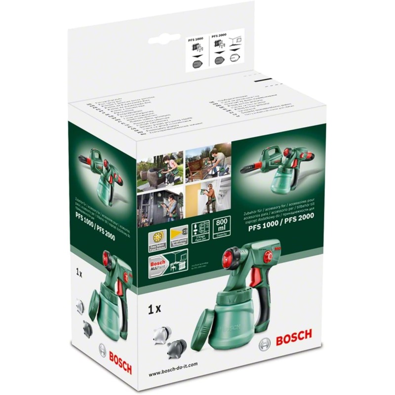 Bosch pulverizador de pintura para los sistemas de pulverización de pintura PFS 1000 y PFS 2000