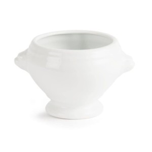 Olympia W442 - Cuenco para Sopa Cabeza de León, color Blanco, Pack de 6