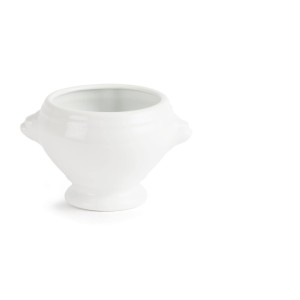 Olympia W442 - Cuenco para Sopa Cabeza de León, color Blanco, Pack de 6