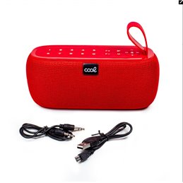 Altavoz bluetooth cool derby rojo 10w Altavoz bluetooth cool derby rojo 10w
