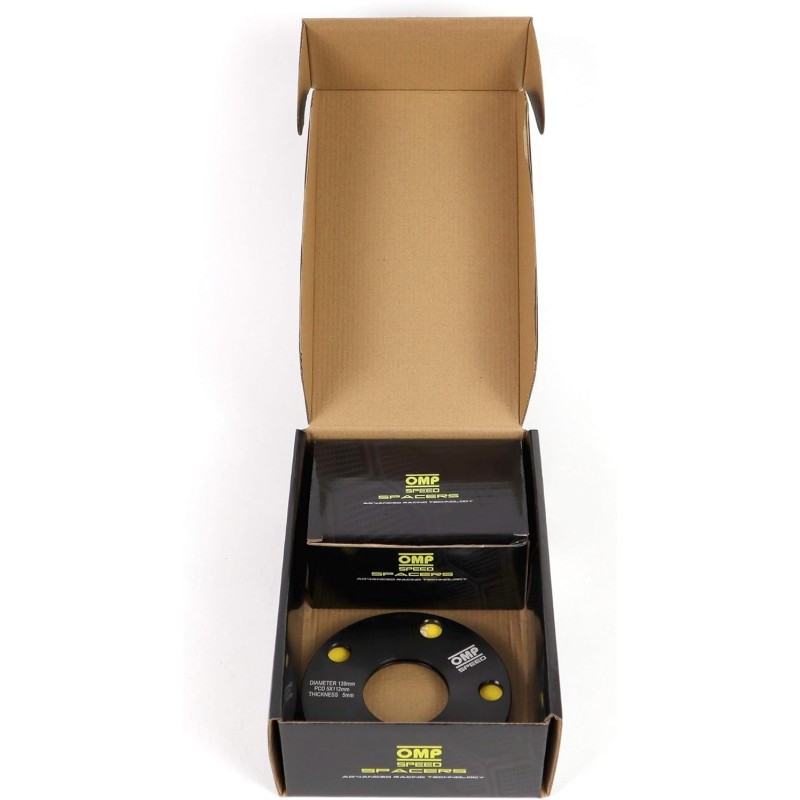 OMP Speed Juego de 2 Separadores Grosor: 5mm PCD: 5x112 CB: 57.1 OD: 139 Tornillo x20 M14x1.5
