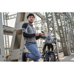 Shima Devon - Pantalones Vaqueros para Motocicleta, elásticos.Talla: 30W / 32L