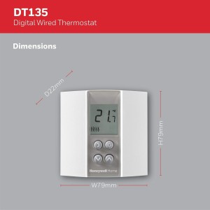 Honeywell Home T135C110AEU DT135 Termostato Digital No Programable