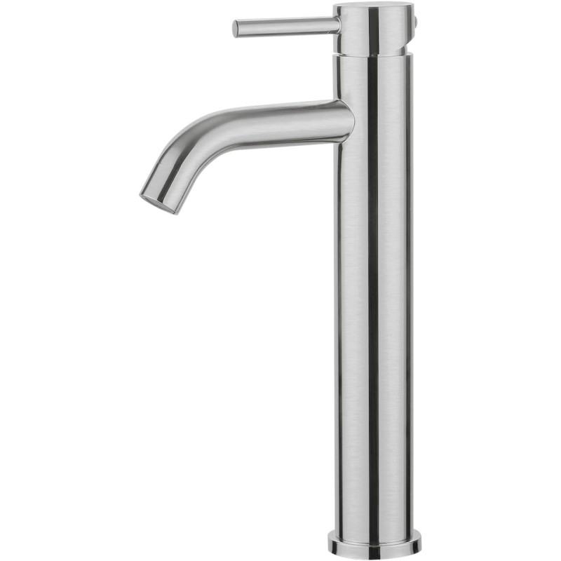 Ibergrif M11203A Grifo de Lavabo Caño Alto (205 mm), Mezclador Monomando para Lavabo