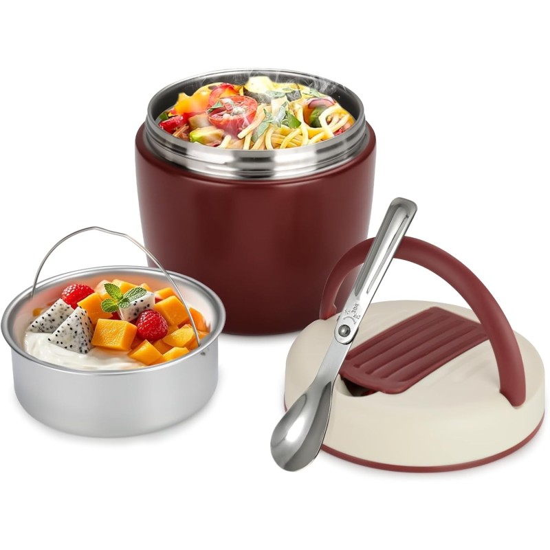 Romon Termo para Comida 1200 ml, Recipiente Térmico