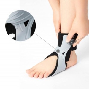 Fyearfly Ortesis De Tobillo Y Pie Con Soporte Para Caída Del Pie, Hebilla Giratoria Ajustable