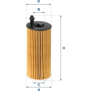UFI Filters, Filtro de Aceite 25.142.00, Filtro de Aceite de Recambio