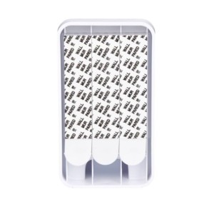 Command Gancho Utilitario, Blanco, XL para Peso Pesado, 1 Gancho + 3 Tiras Adhesivas