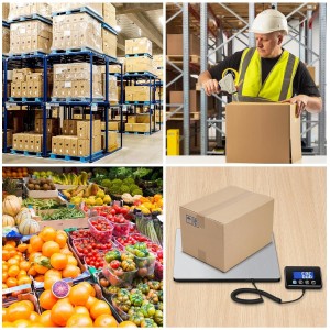 Bascula Industrial, Bascula Maletas Viaje de 300kg/20g con Función de Retención/Tara