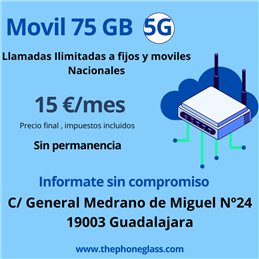 LINEA MOVIL 75 GB