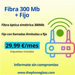 FIBRA 300 Mb + FIJO