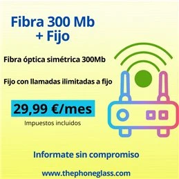 FIBRA 300 Mb + FIJO