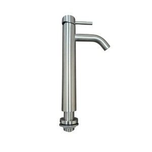 Ibergrif M11203A Grifo de Lavabo Caño Alto (205 mm), Mezclador Monomando para Lavabo