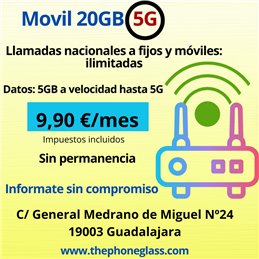 LINEA MOVIL 20 GB