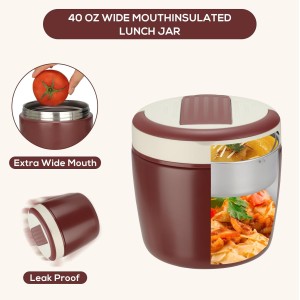 Romon Termo para Comida 1200 ml, Recipiente Térmico