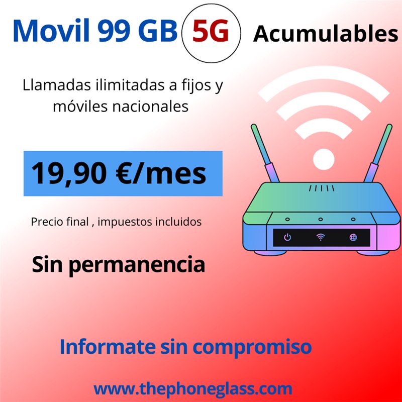 LINEA MOVIL 99 GB