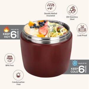 Romon Termo para Comida 1200 ml, Recipiente Térmico