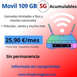 LINEA MOVIL 109 GB