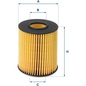 UFI Filters, Filtro de Aceite 25.151.00, Filtro de Aceite de Recambio