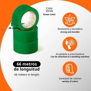 OFITURIA Cinta Adhesiva, color Blanco, Cinta para Embalaje y Organizar tus Cajas