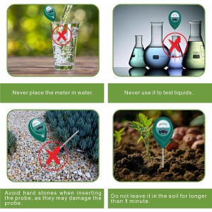 XLUX medidor humedad plantas, higrómetro de suelo