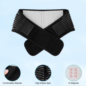 ACWOO Turmalina Faja Termica Cinturon, Soporte De Cinturón De Turmalina Magnética, TALLA S