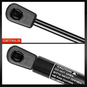 Frankberg 2x Amortiguadores de gas portón trasero Compatible con Clio II BB CB Todos los Motores