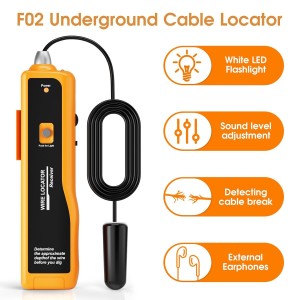 F02 Localizador de Cables Subterráneos, Trazador de Alambres