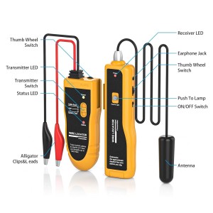 F02 Localizador de Cables Subterráneos, Trazador de Alambres