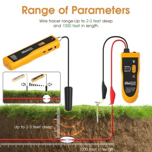 F02 Localizador de Cables Subterráneos, Trazador de Alambres