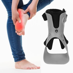 Fyearfly Ortesis De Tobillo Y Pie Con Soporte Para Caída Del Pie, Hebilla Giratoria Ajustable