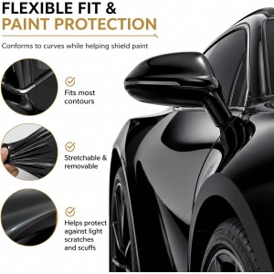 Negro Brillante 91 X 152 CM .Vinilo Adhesivo Coche , Película Adhesiva de Protección de la Carrocería