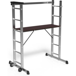 VOUNOT 3 en 1 Andamio de Aluminio Multipropósito