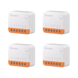 Interruptor WiFi Inteligente de 2 Vías,SONOFF MINIR4 4PCS mini Interruptor Inteligente Wifi