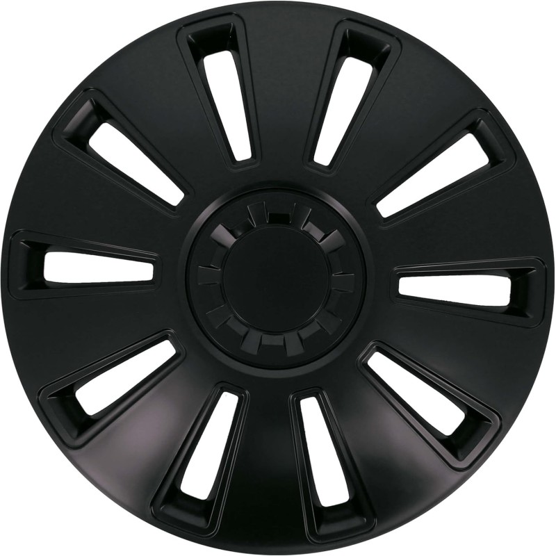 S SUMEX Juego de 4 Tapacubos de 16 Pulgadas Diseño Vermont Black