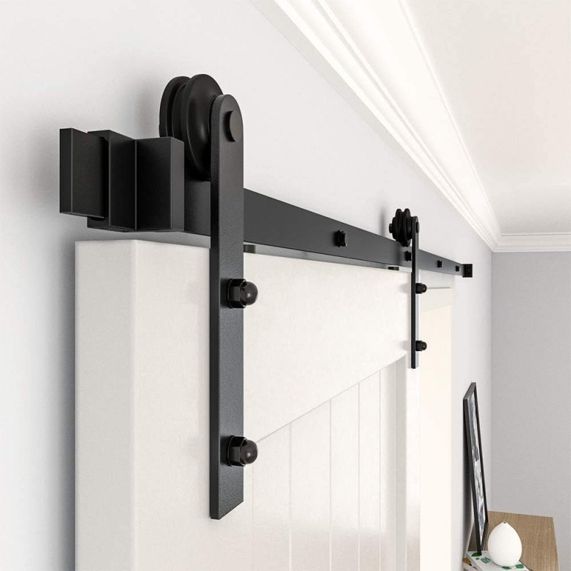WINSOON 5FT/152CM Puerta Corredera Kit Herrajes Puertas Correderas