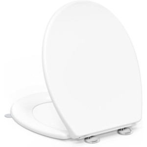 YEAUPE PRO Tapa Wc Forma O Universal, Asiento de Inodoro de Cierre Suave en Forma de O